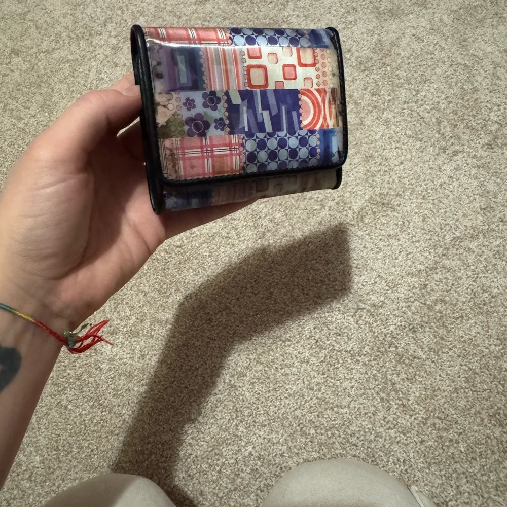 Vintage Colorful Patchwork Wallet